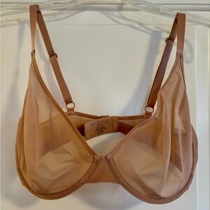 Negative Underwear Sieve Demi Bra in Buff